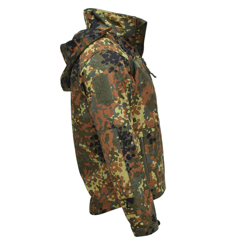 Mil-Tec Softshell Jacket Scu 14 Alemán Flecktran CAMO Outking Searrina