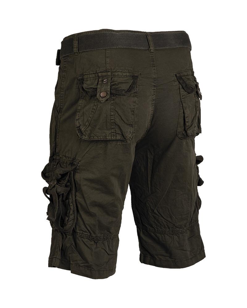 Mil-Tec Brand Alemania Militar Vintage Vintage Combate de combate de oliva prelavado