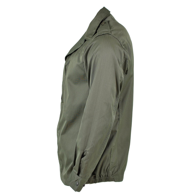 Genuino ejército francés F2 Combat Jacket Problema militar Camisa excedente Olive OD NUEVO