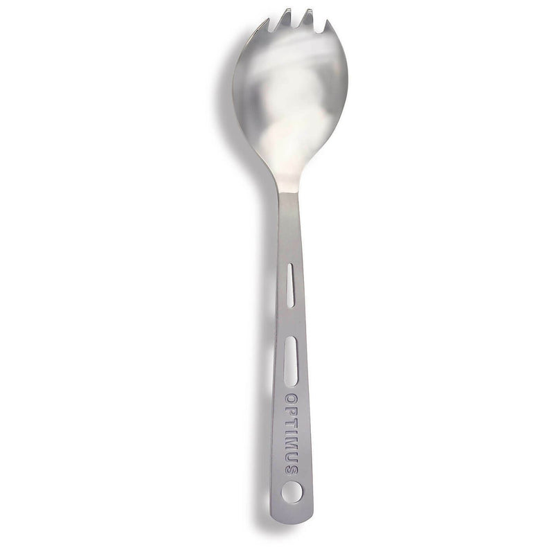 Optimus titanium spork ultra liviano senderismo mochilero de supervivencia camping