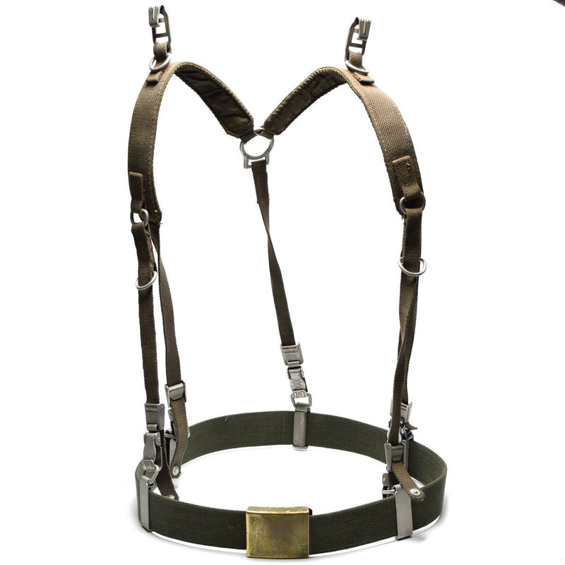 Ejército alemán Strap Tirns Belt Set System Tactical Arness Pack Kit