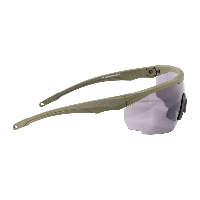 Gafas de seguridad ocular suizo protección ultravioleta de ángulo ajustable gafas oliva