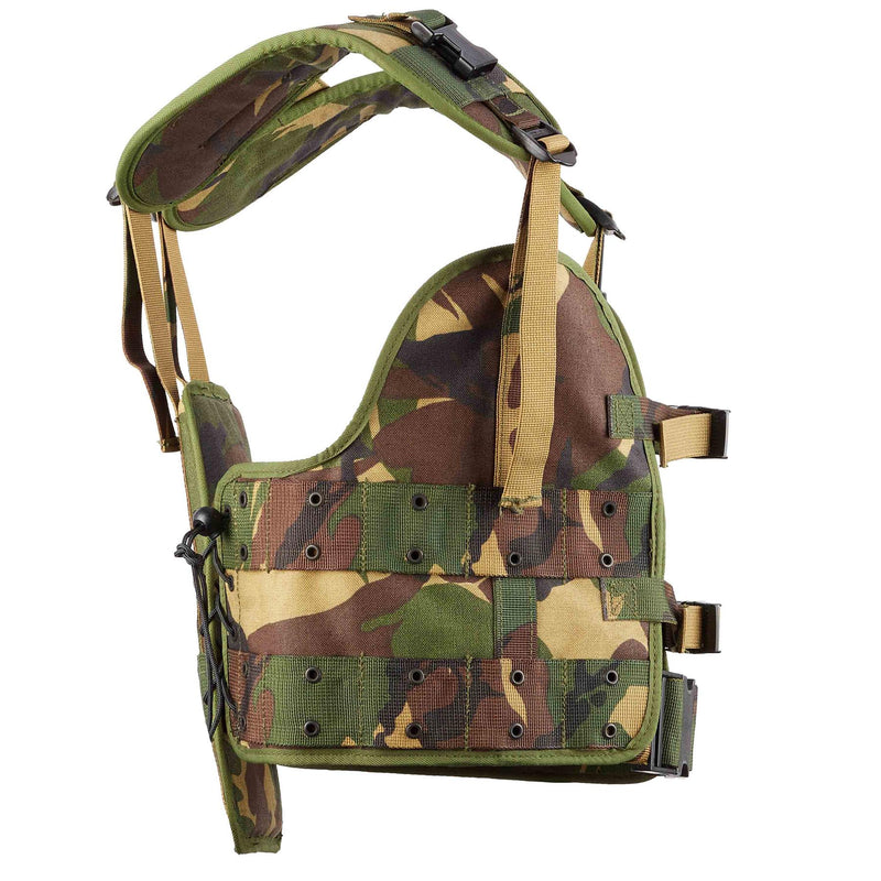 Chaleco militar holandés holandés táctico bosque de camuflaje de camuflaje de tropas equipos