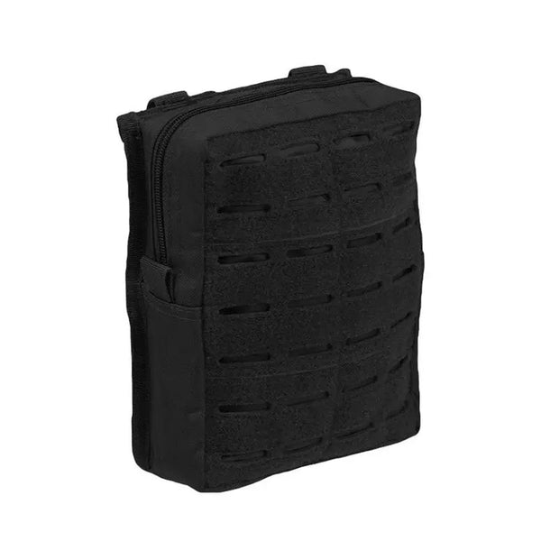 Mil-Tec Belt Belt Pouch grande Táctico Molle Molle Utility Gear Bag Negro