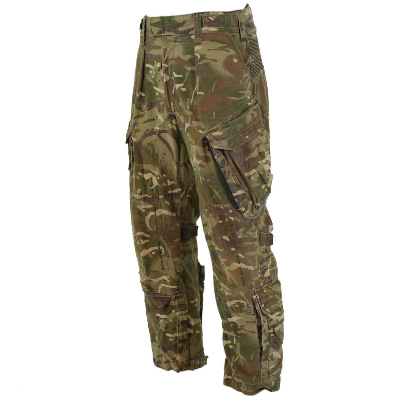 Pantalones de camuflaje MTP del ejército británico original Combate BDU Tropas FR Fire Retardante Aircregrilla