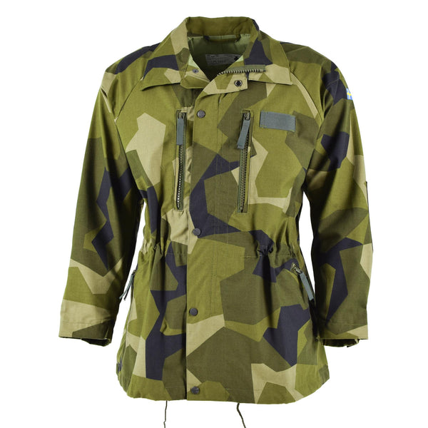 NUEVO Tropas de campo de campo de camuflaje de la chaqueta del ejército sueco sueco