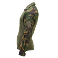 Camisa de combate militar holandesa original con cremallera de un cuarto en la parte superior del campo Camuflaje DPM