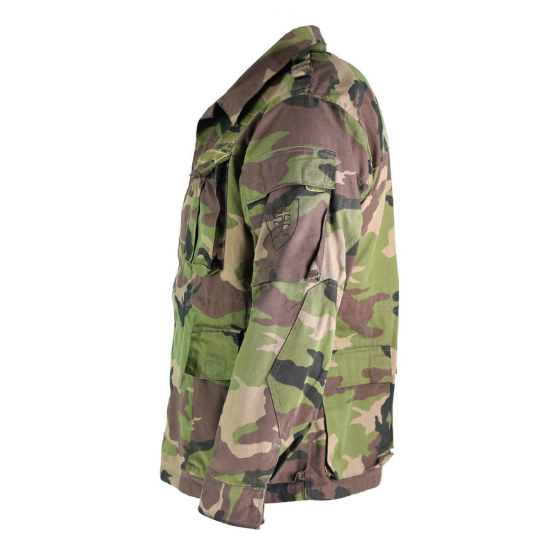 Chaqueta de campo del ejército eslovaco vintage original M97 Eslovaquia Combate militar BDU