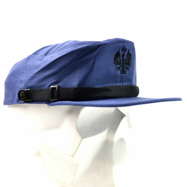 Española original de visera española Capa del ejército del ejército de la armada de pico azul