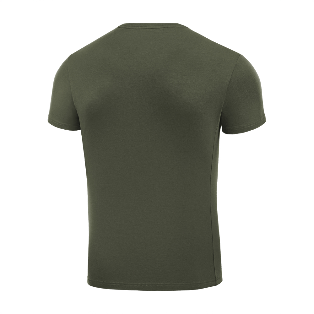 M-Tac 93/7 Camiseta de verano de ajuste cómodo, algodón elástico ligero, color oliva militar