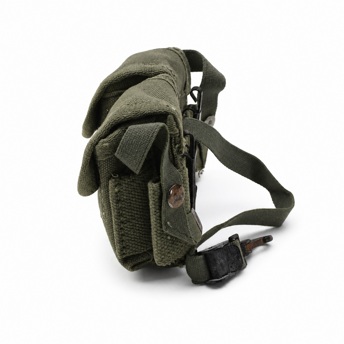 Original griego militar estilo M56 bolsa para granadas de mano excedente del ejército oliva