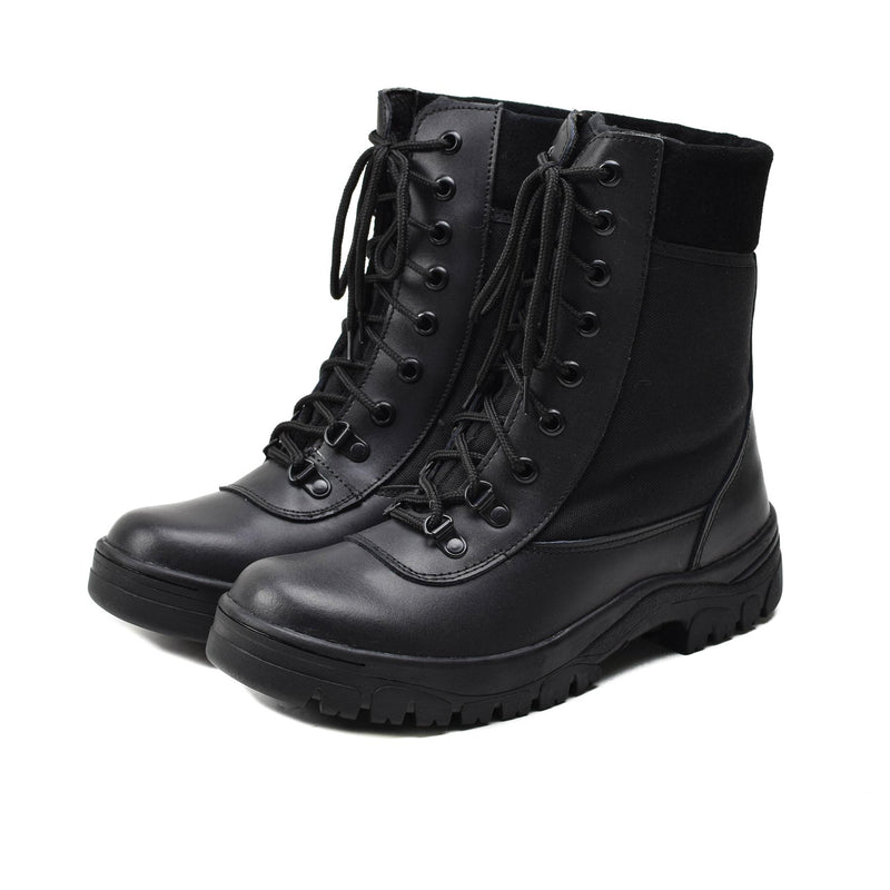 Botas transpirables de cuero negro francés original Armero ligero