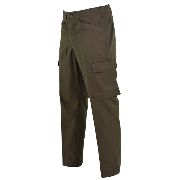 Pantalones del ejército austriaco original BDU Combate Field Tropas pantalones OD Tipo 75 Nuevo