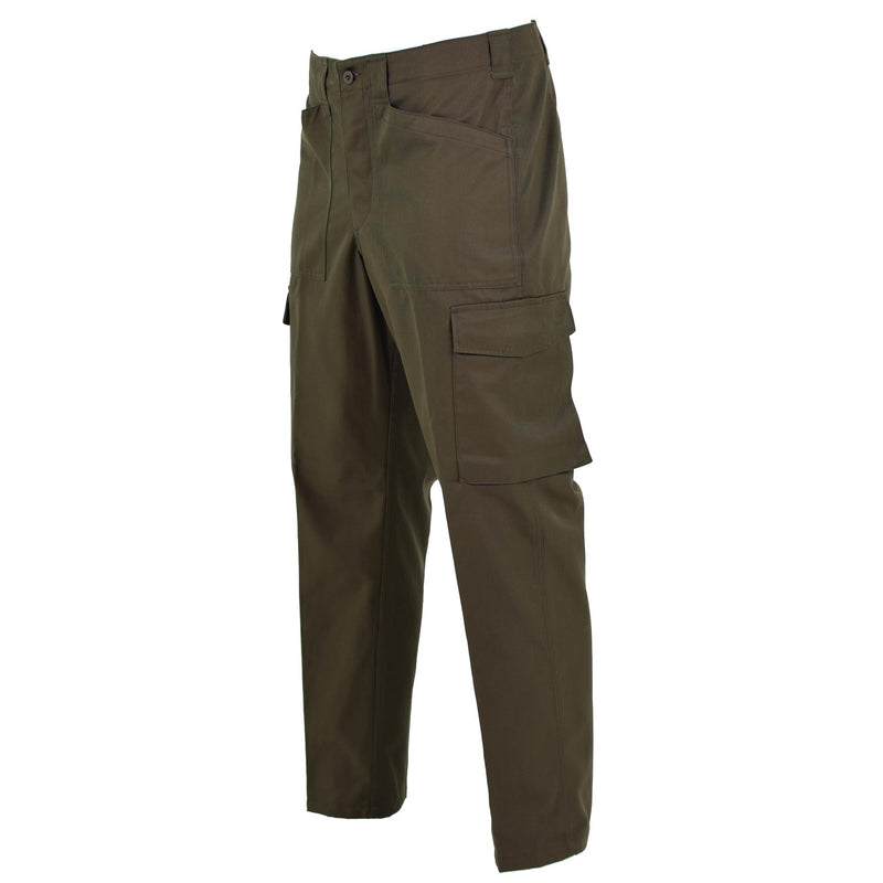 Pantalones del ejército austriaco original BDU Combate Field Tropas pantalones OD Tipo 75 Nuevo