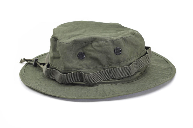 Mil-Tec Brand Military Style Ripstop Olive Boonie Hat Caping Ligeweight Camping Cap