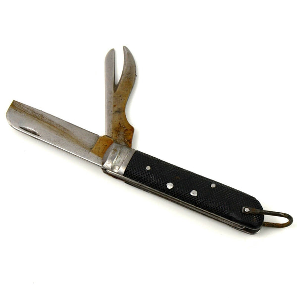 Navaja de bolsillo plegable de la marina italiana italiana vintage original.