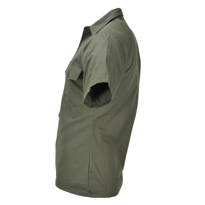 Camisas de oliva táctica de campo militar de los EE. UU. Fatiga del ejército de manga corta
