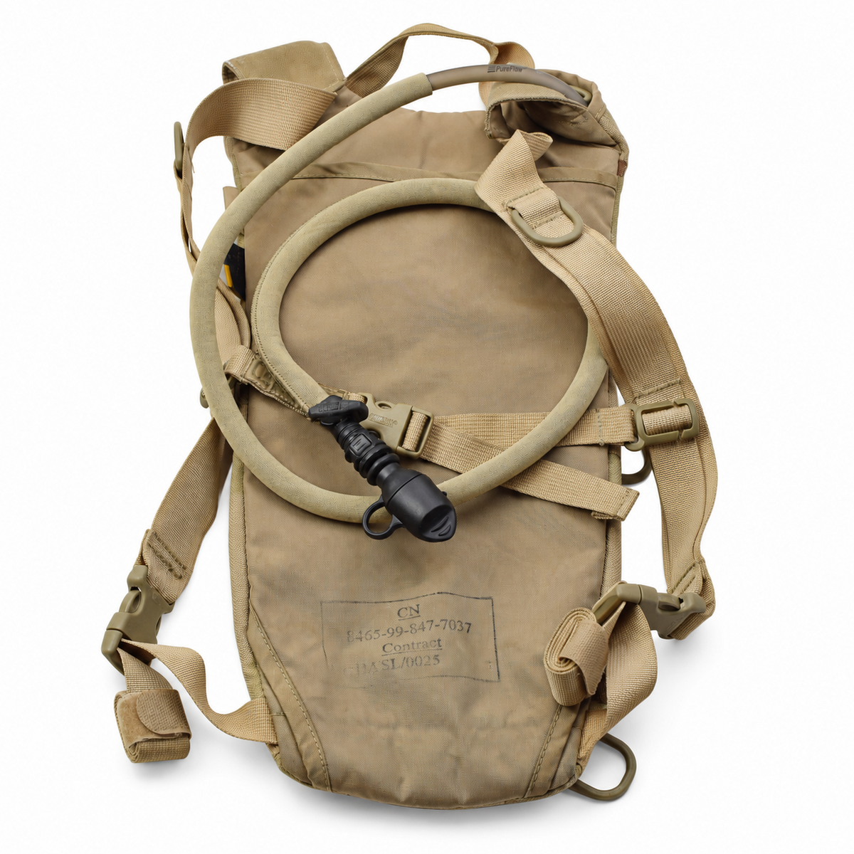 Mochila de hidratación militar de 3 litros original de EE. UU. CamelBak Camuflaje del desierto de 3 colores