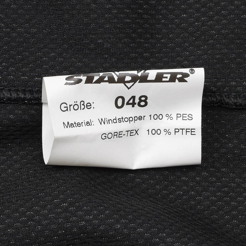 Chaqueta de viento de estilo militar a prueba de viento gore-tex membrana impermeable negro