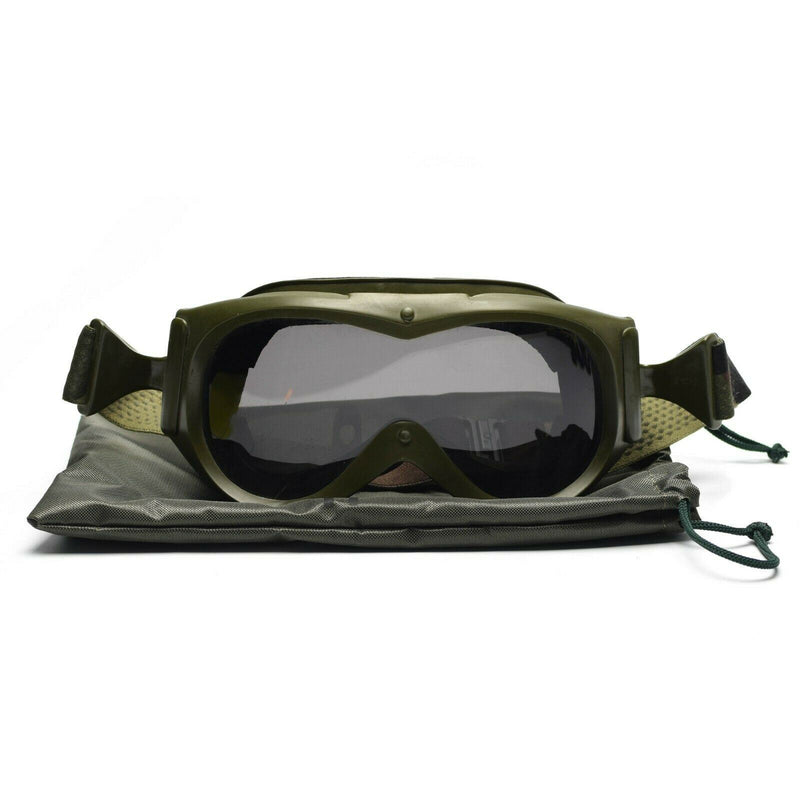 Genuino del ejército francés gafas gafas de protección ocular viento de arena solar militar