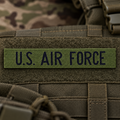 Parche original de cinta para el pecho de la Fuerza Aérea Militar de EE. UU., Insignia del excedente del ejército