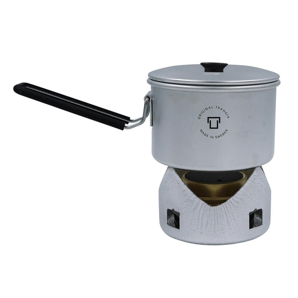 Set de estufa de cocina de Trangia utensilios de cocina livianos de acero inoxidable compacto de senderismo