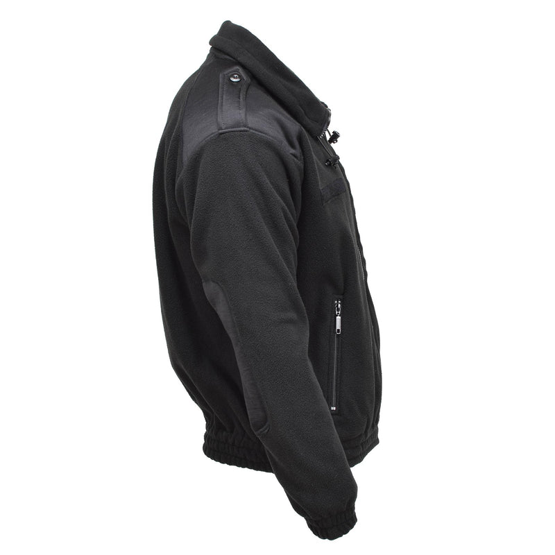 Mil-Tec Ejército Faneque de vellón Jacket de clima frío Sweater Sweater Negro