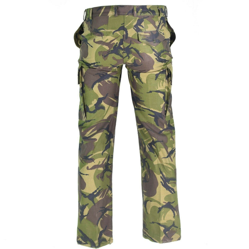 Pantalones de combate del ejército holandés genuino pantalones de camuflaje de bosques militares Nuevo