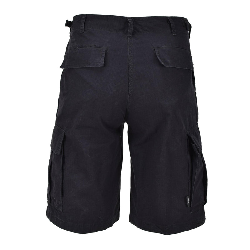 MIL-TEC Brand Militar Militar de EE. UU. Black Prewashed Lightweight Bermudas Shorts