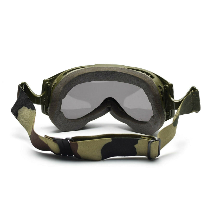 Genuino del ejército francés gafas gafas de protección ocular viento de arena solar militar