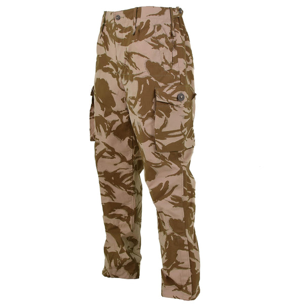 Pantalones del ejército británico original Las tropas de campo de DP del desierto combaten los pantalones de BDU a prueba de viento