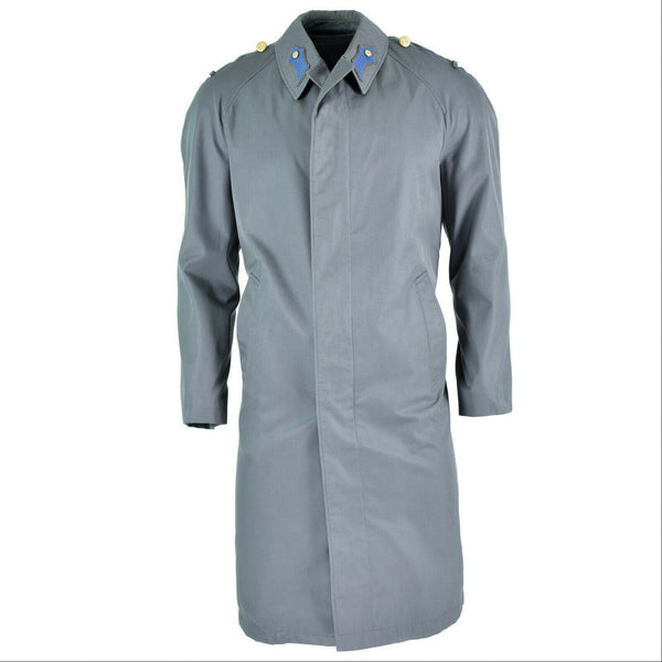 Genuina gabardina del ejército austriaco Problema militar Long Grey Chaqueta