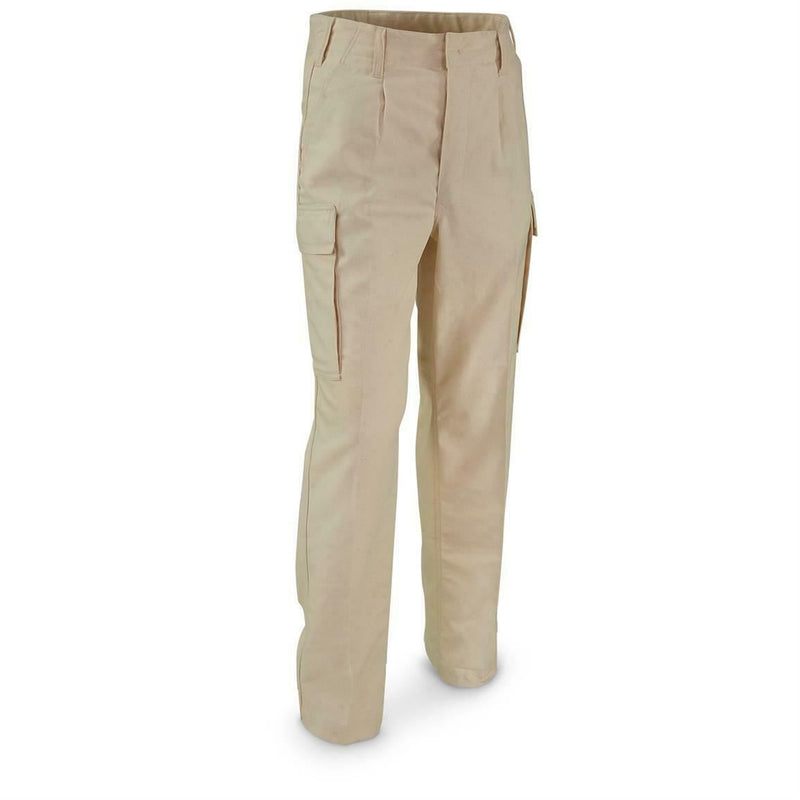 El verdadero ejército alemán emite pantalones de piel de piel de campo combate de pantalones bw caki nuevos