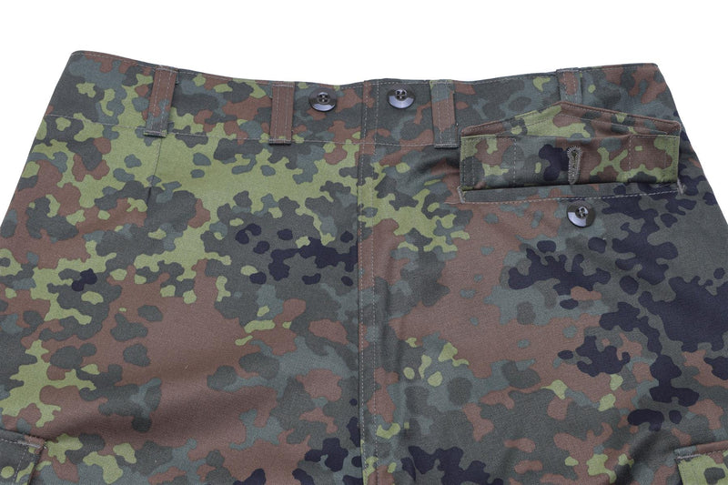 Leo Kohler Pantalones activos Pantalones tácticos ligeros Airsoft pantalones Flecktarn Camo