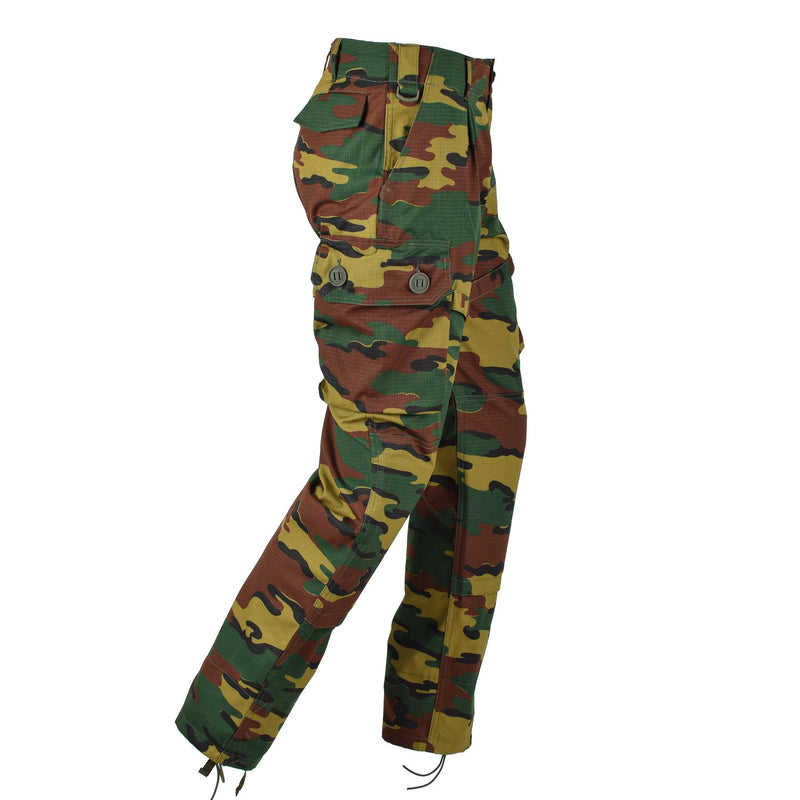 Tacgear Brand Bélgica Estilo del ejército CARGO CARGO Pantalones de combate Jigsaw Ripstop