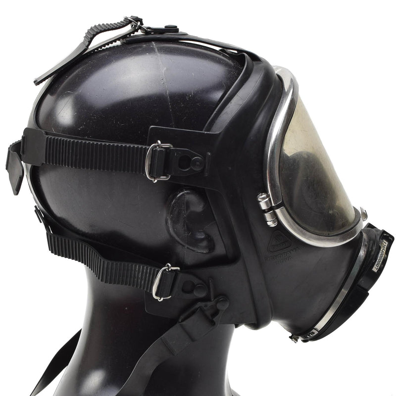 Panorama de draging genuino Nova Face Mask Firefighter Gas Full Respirator Negro