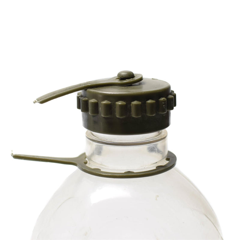 Genuino ejército austriaco botella de agua de plástico tropas de campo de cantina