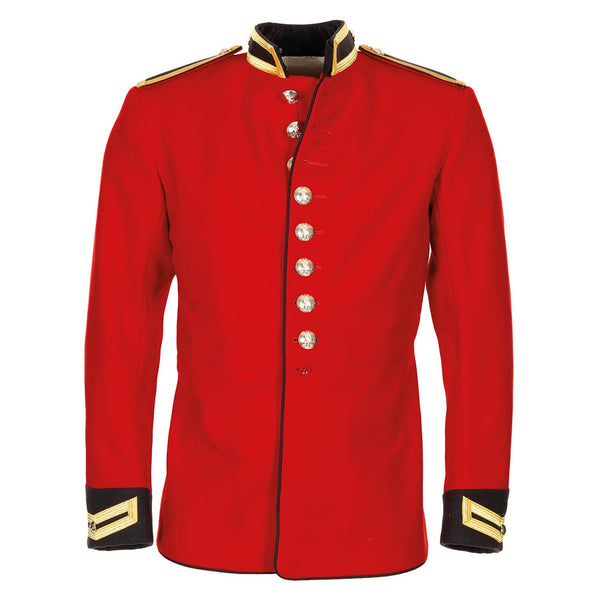 Túnica original de la chaqueta militar británica Túnica Roja Servicios de caballería Troopers Nuevo