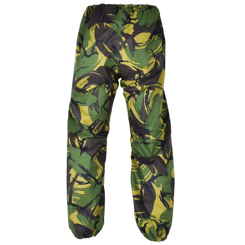Combate militar genuino del ejército británico DPM CAMO Pantalones de lluvia Goretex impermeable