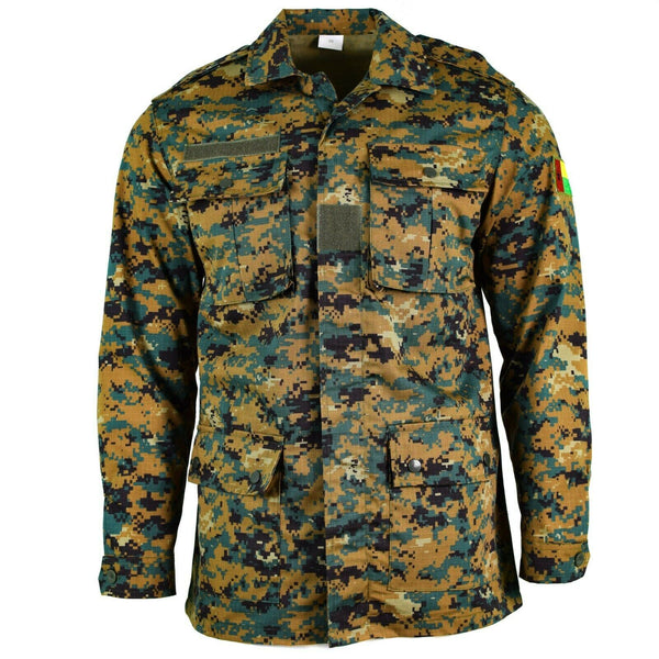 Guinee Guinee Bissau Jacket Ripstop Digital Savana Camo Problema militar Nuevo