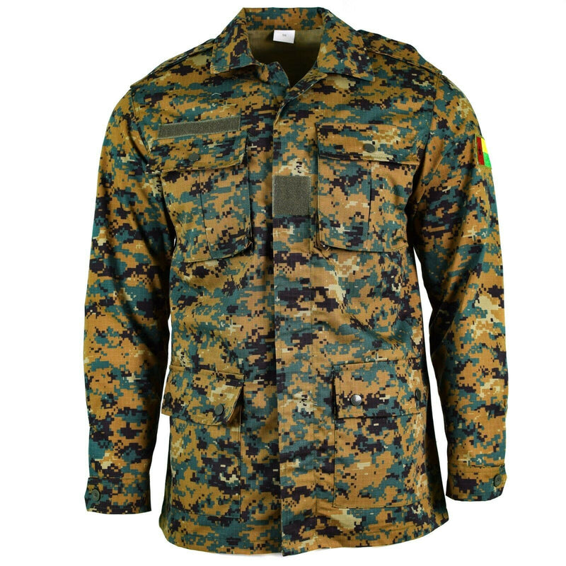 Guinee Guinee Bissau Jacket Ripstop Digital Savana Camo Problema militar Nuevo