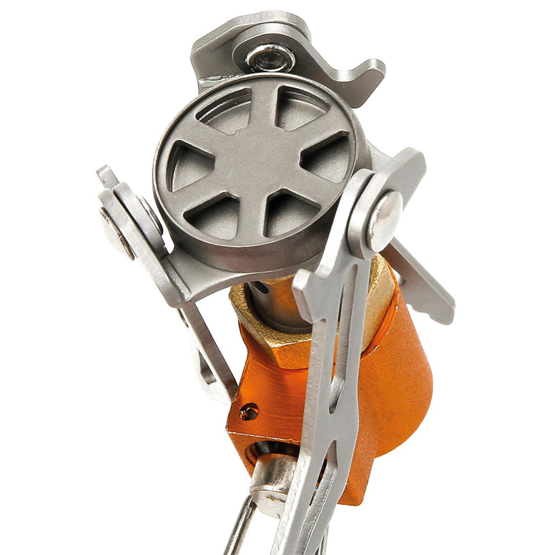 A.Blochl Camping Senderismo Burner Burner Titanio ligero plegable NUEVO