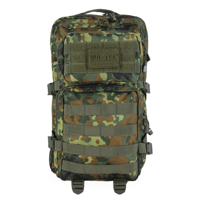 MIL-TEC Asalto de asalto de EE. UU. Ruckking mochila grande 36L mochila Flecktarn Daypack bolso