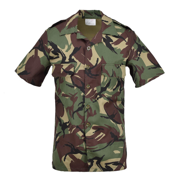 Botswana Botswana Military Woodland Combat Camisetas de manga corta Ligeros nuevos