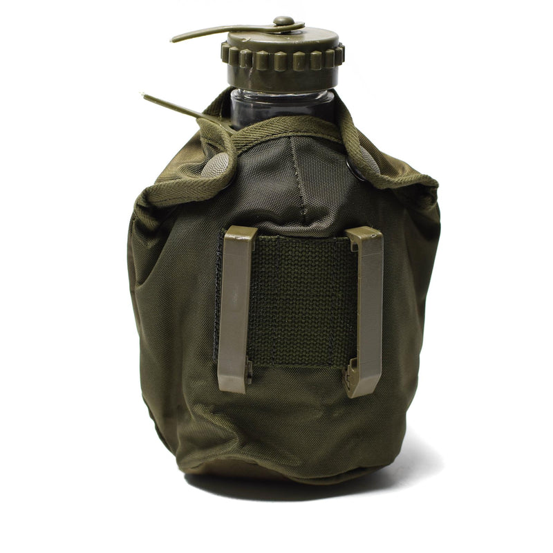 Genuino ejército austriaco botella de agua de plástico tropas de campo de cantina