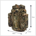 A.Blochl BW Mountain Trekking Rucksack Camping Gran mochila Flecktarn Camuflaje