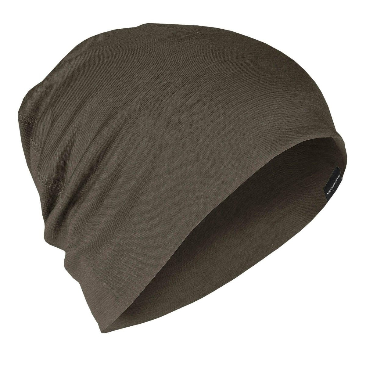 A.Blochl Light Beanie Merino Wool Sports Headwear Outdoor Watch Gap Olive Drab