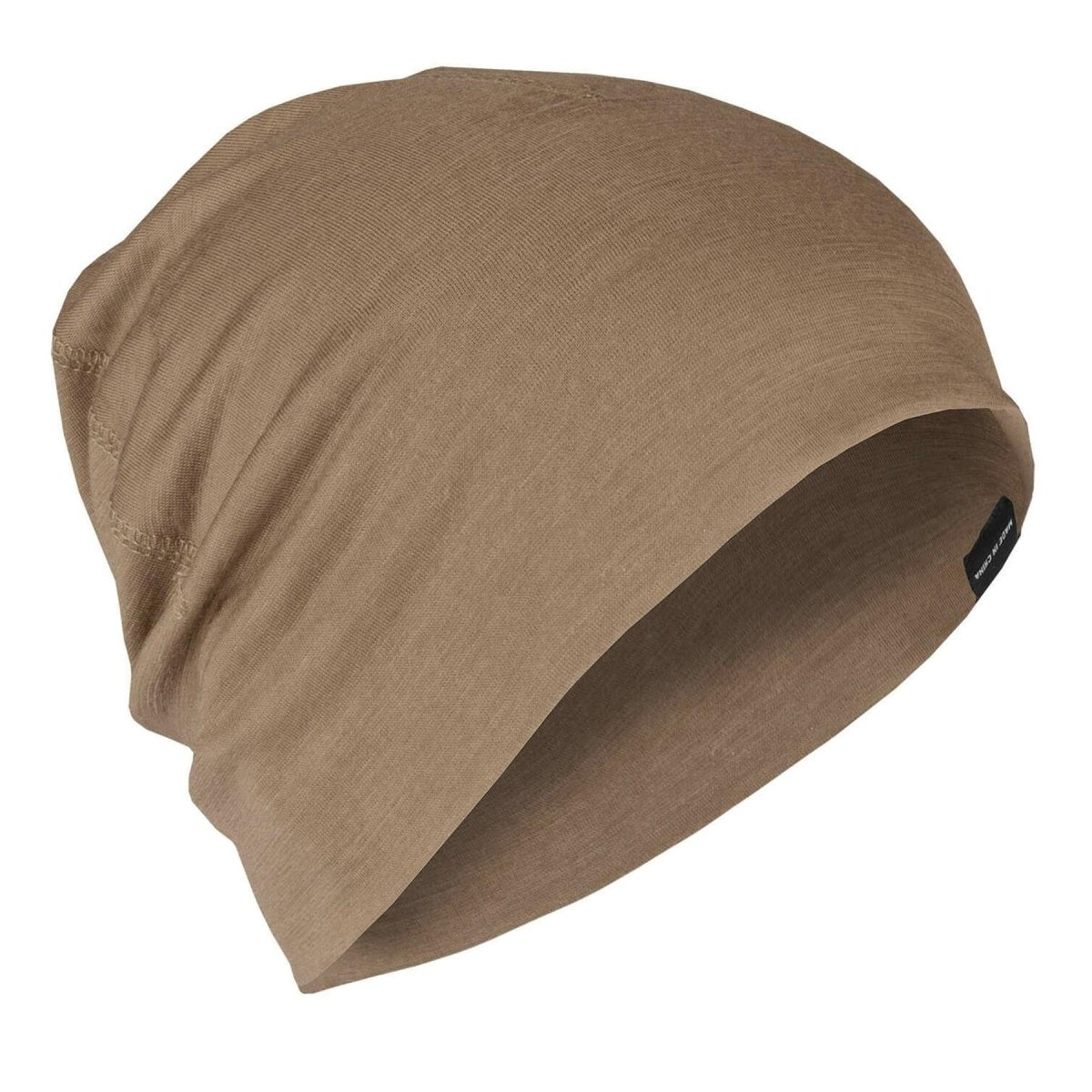 A.Blochl Merino Beanie Sports Sports Outdoor Headwear Breathable Watch Cap Coyote