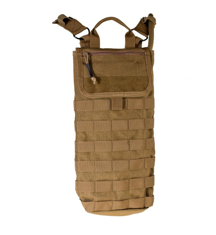 Mochila de hidratación coyote A.Blochl TF1 de 3 litros con bucles MOLLE y correas ajustables para senderismo y uso táctico