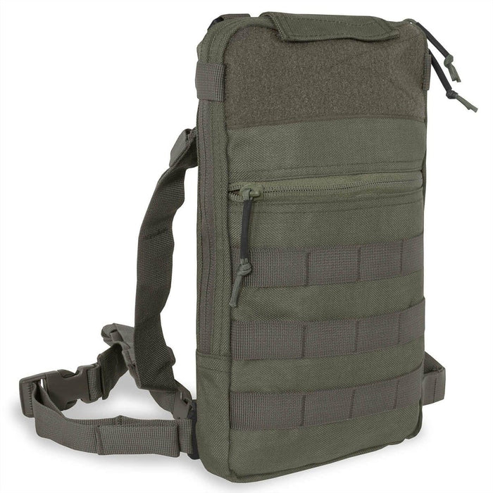 Mochila de hidratación A.Blochl TF2 1,5 L verde oliva con correas MOLLE para senderismo y actividades al aire libre